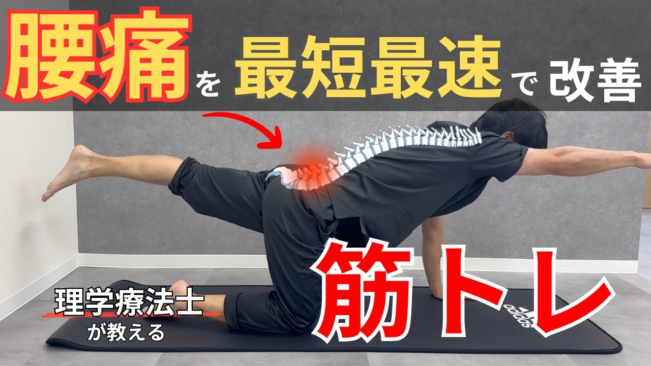 【最新研究】腰痛を最短最速で改善する筋トレ。理学療法士が教えるインナーマッスルトレーニング
