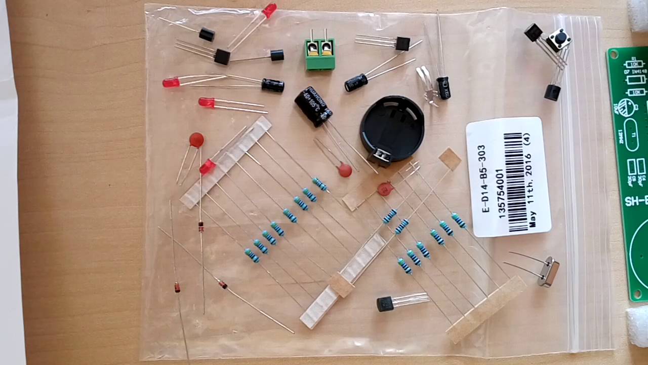 AT89C2051 6 Digital LED Clock Kit DC 6-12V-Gearbest.com