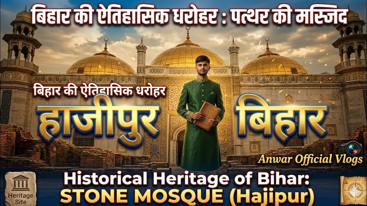 बिहार की ऐतिहासिक धरोहर:पत्थर की मस्जिद | Historical Heritage of Bihar:Stone Mosque |#patharkimasjid