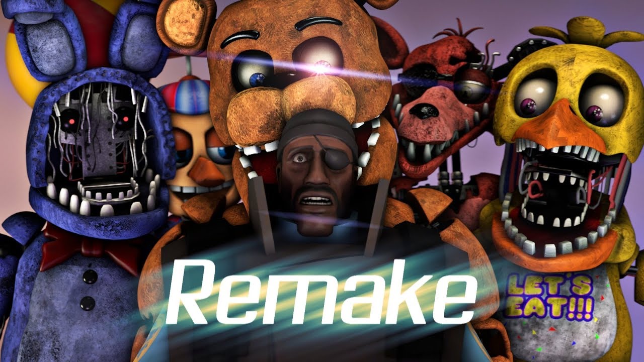[FNAF\SFM 1yr Anniversary] Fnaf 2 Night 6 in a Nutshell Remake