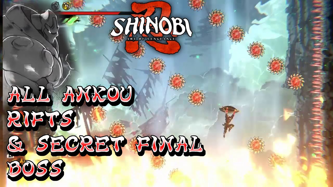 Shinobi: Art of Vengeance - ALL Ankou Rifts and Secret Final Boss