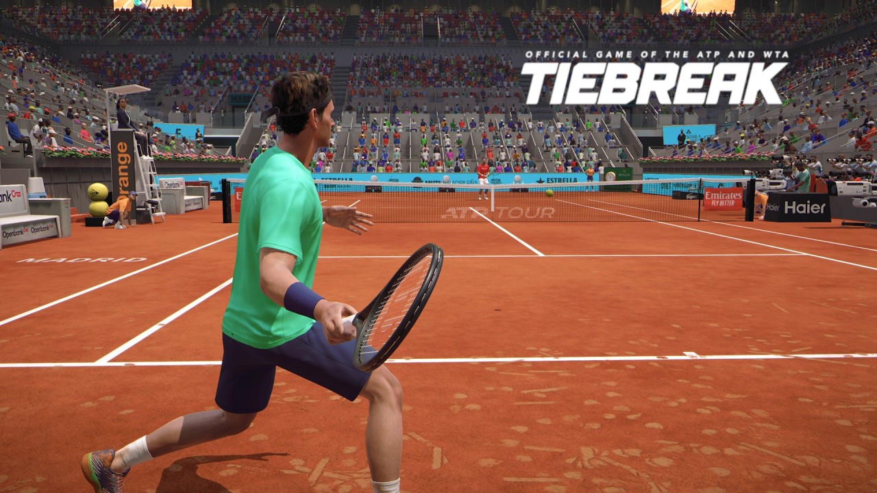 TIEBREAK - Roger Federer Vs Novak Djokovic I Madrid Masters I Best Of 3 Set Match I Legend AI (PS5)