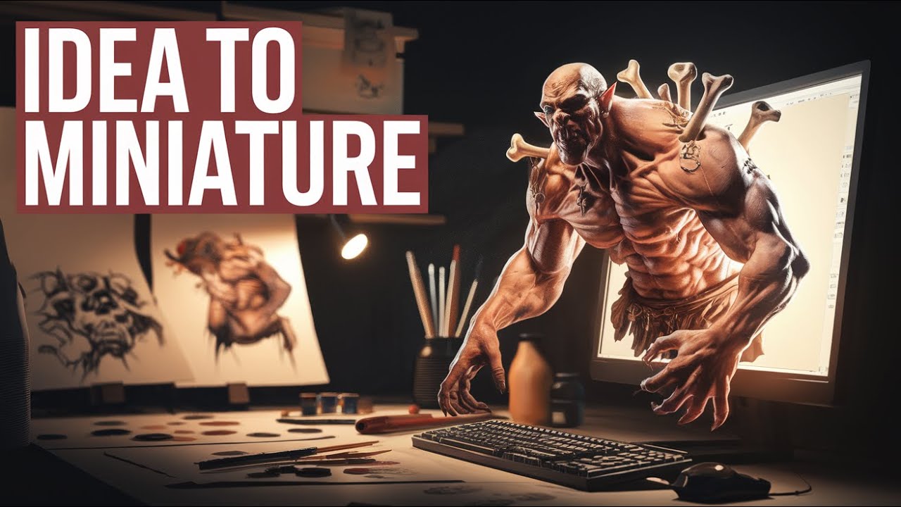 Sculpting Miniatures in VR and bringing them into the REAL World