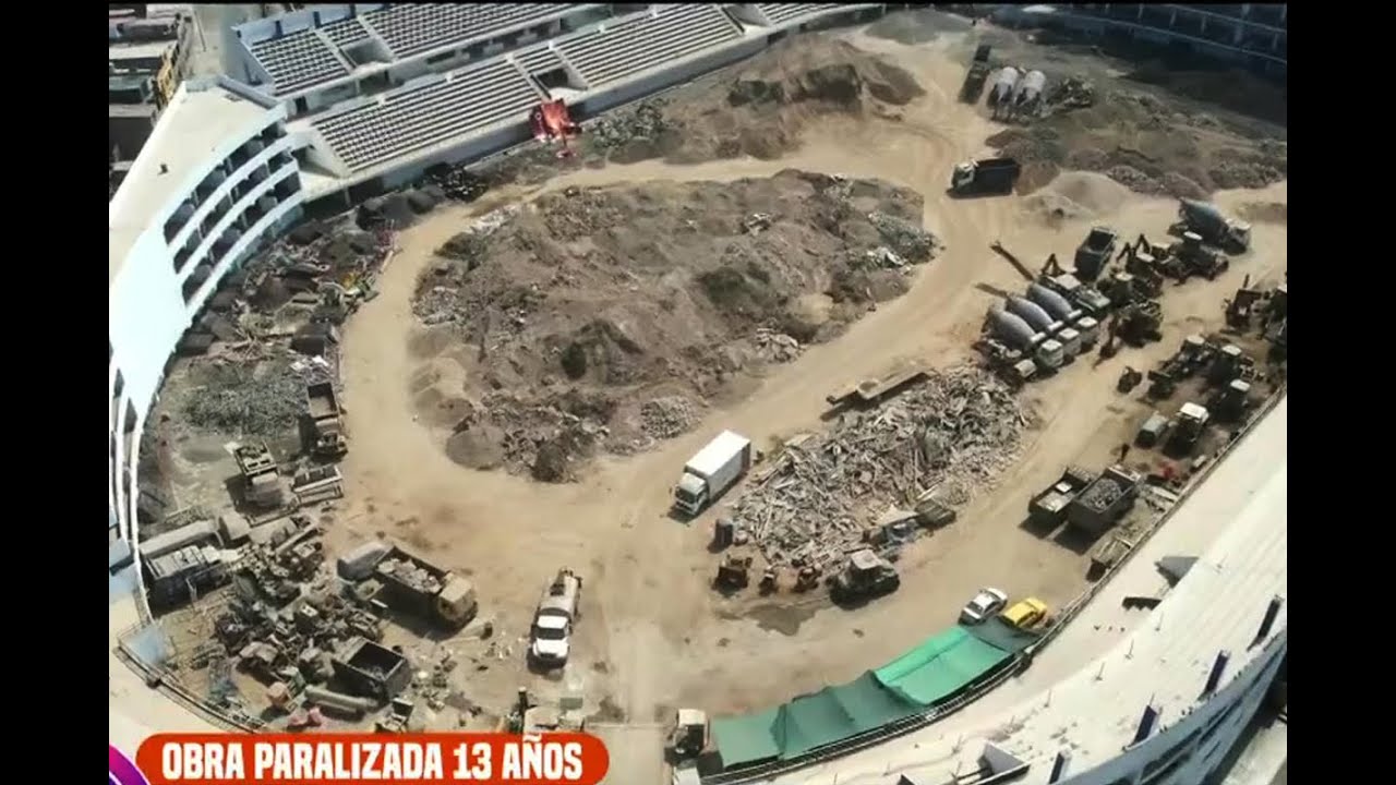 Chorrillos: Estadio abandonado en plena construcci&oacute;n desde hace 13 a&ntilde;os