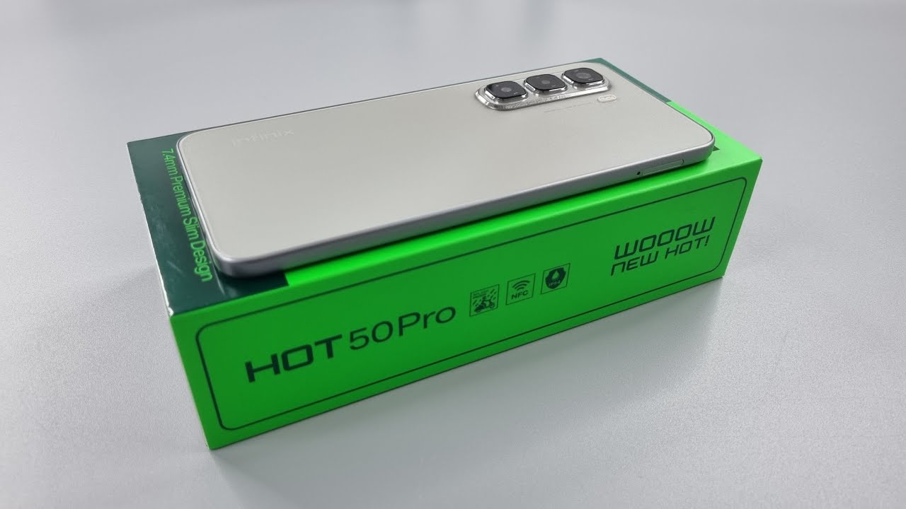Infinix HOT 50 PRO Unboxing & Camera Test | Titanium Colour | Retail Unit