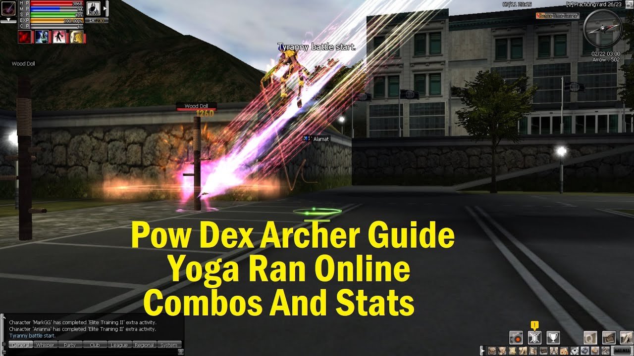 YOGA RAN | POW DEX ARCHER GUIDE | COMBOS