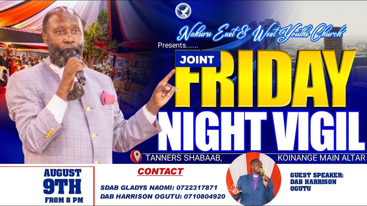 NAKURU WEST &  EAST  YOUTH  KESHA  || 09.08.2024