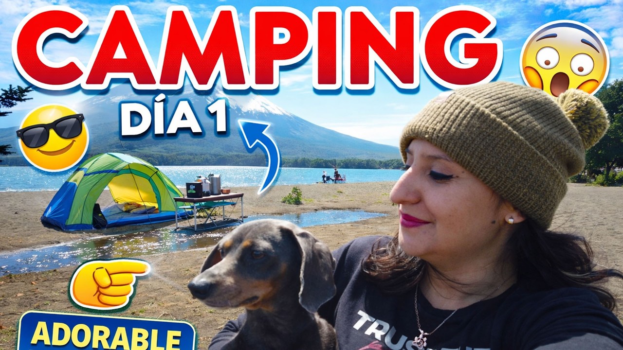 ACAMPANDO AL PIE DE UN VOLCÁN 🌋