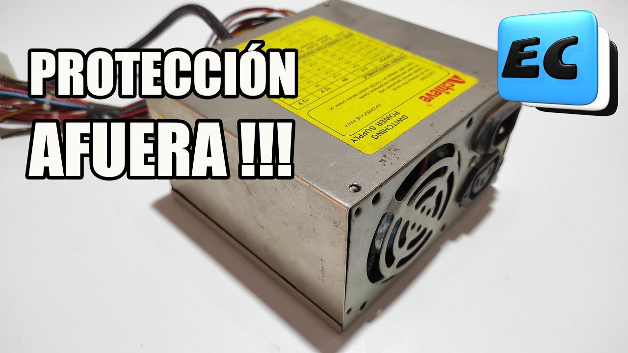 Como quitar la proteccion de una fuente de PC  Bonus  hacerla de tension variable entre 1.8v  y 24v