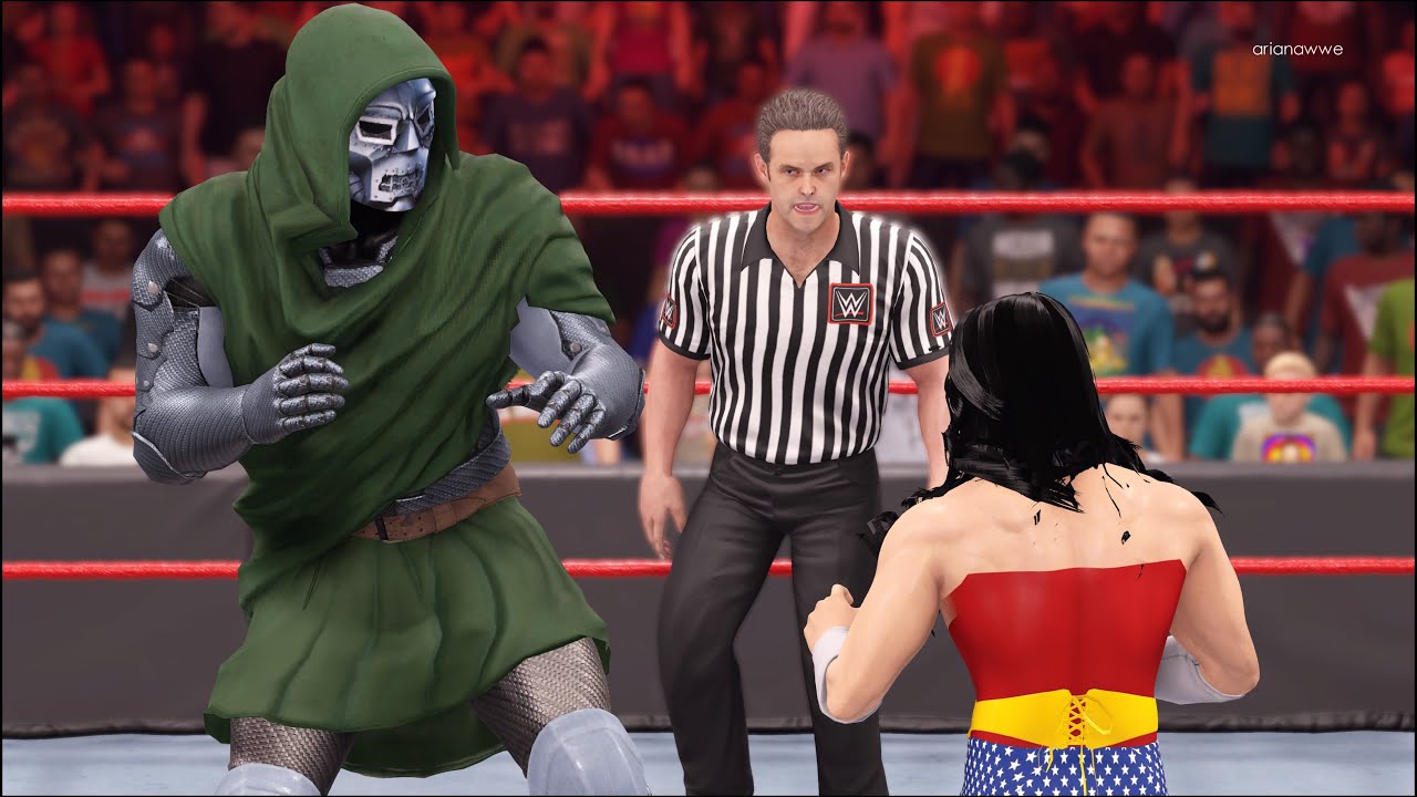 ⭐ WWE 2K22 - Wonder Woman vs Dr Doom ⭐