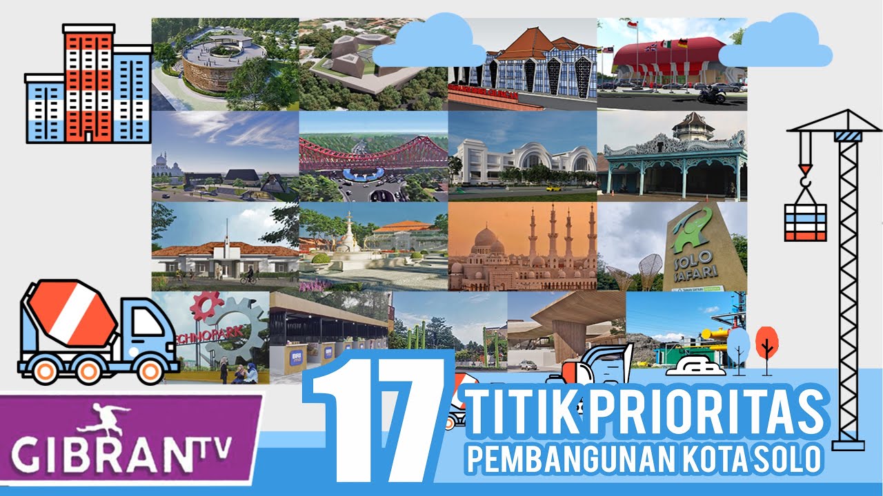 [GIBRANTV] 17 TITIK PRIORITAS PEMBANGUNAN KOTA SOLO