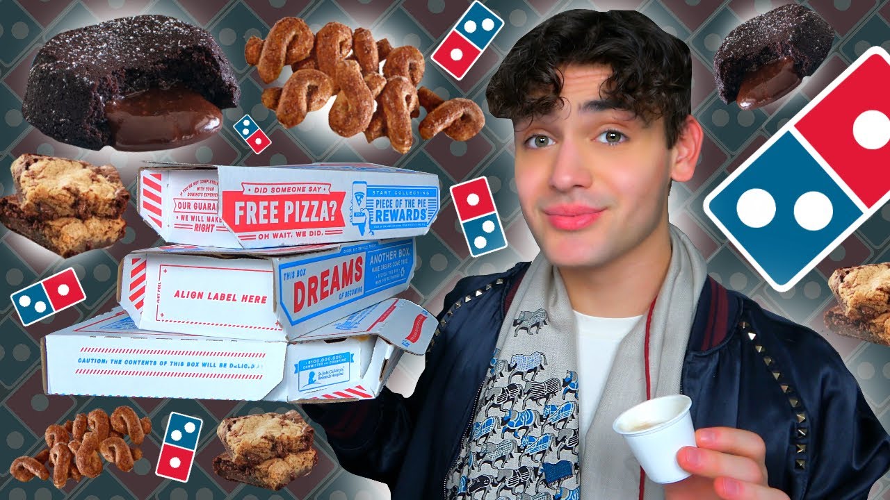 Trying Dominos Desserts