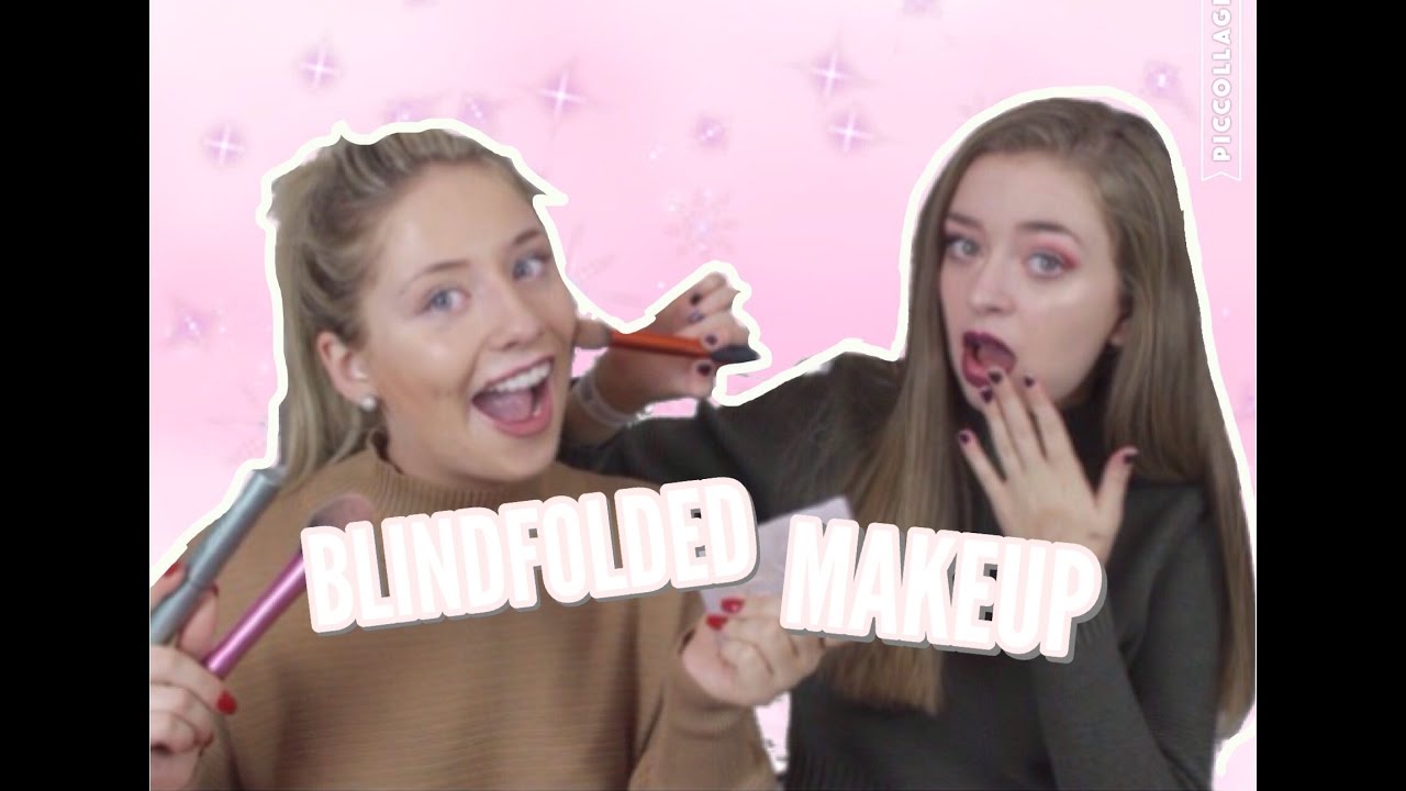 BLINDFOLDED MAKEUP CHALLENGE W/ SAFFRON BARKER!