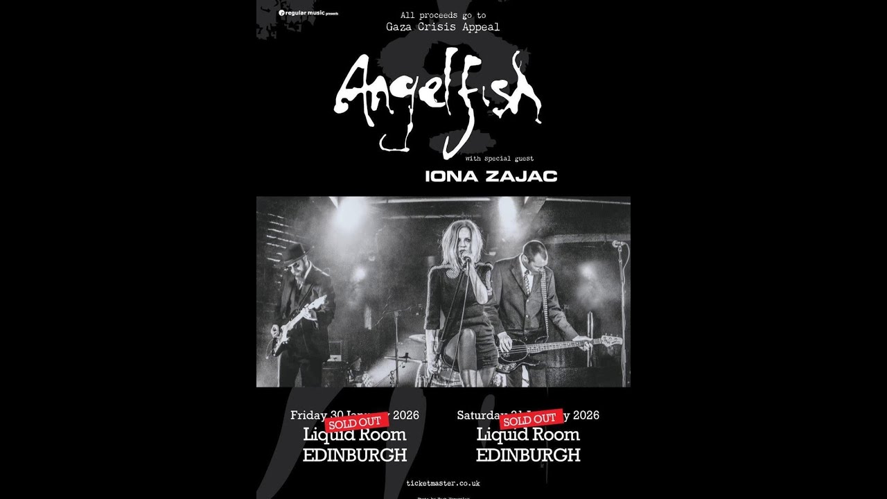 Angelfish - Mummy Can't Drive.  Live at The Liquid Room, Saturday 31 January 2026