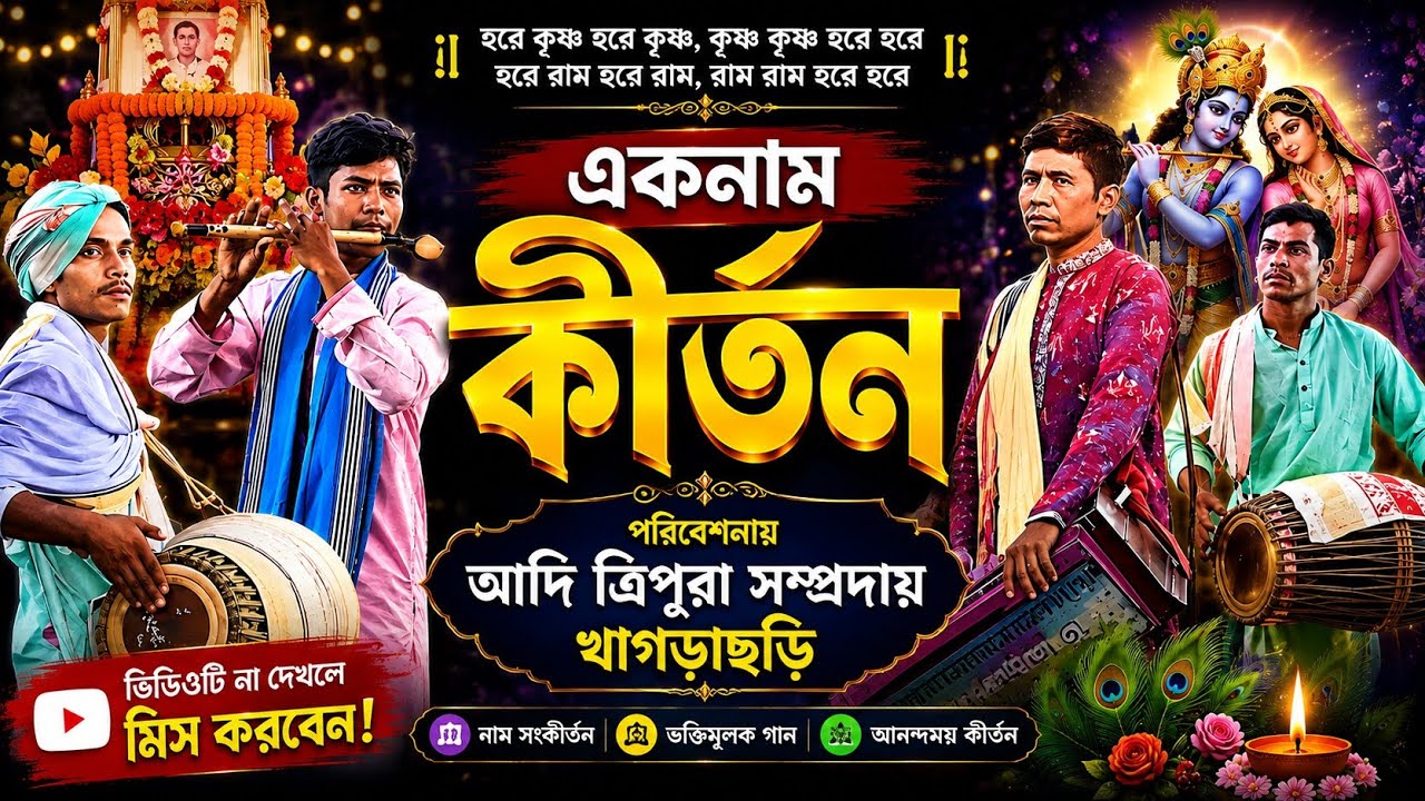 আদি ত্রিপুরা সম্প্রদায়, খাগড়াছড়ি | একনাম কীর্ত্তন | Ak nam Kirton | Adi Tripura Sompradoy 