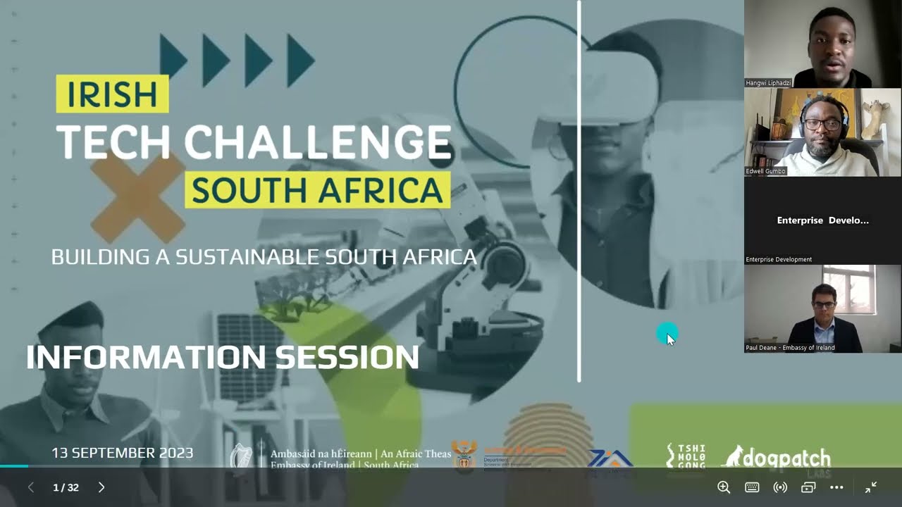 Irish Tech Challenge South Africa 2023 Information Session