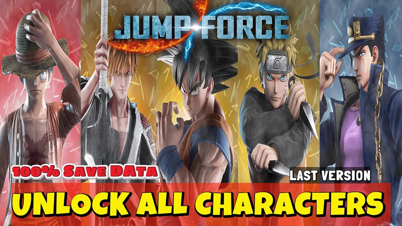 🔥 2026- Unlock All Characters in Jump Force | Full Character Roster Guide! Jump Force Save Data🎮 🔥
