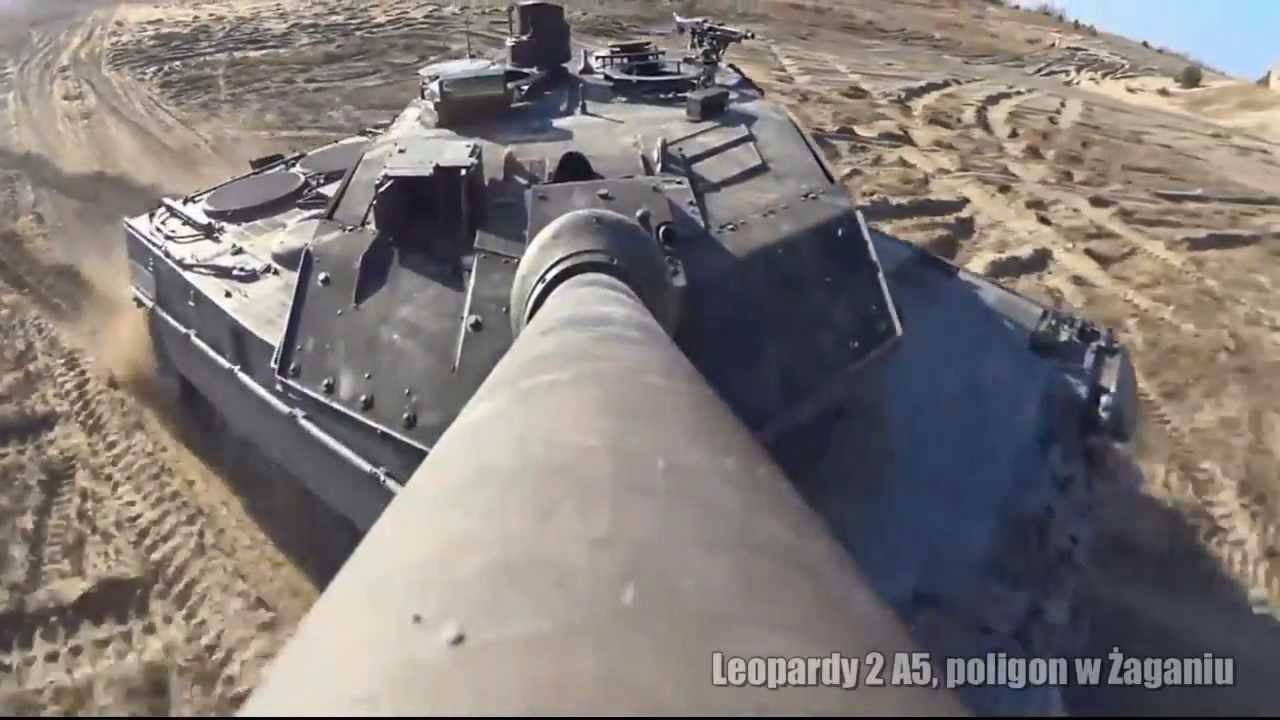 Leopardy 2 A5 z 34 Brygady Kawalerii Pancernej w Żaganiu
