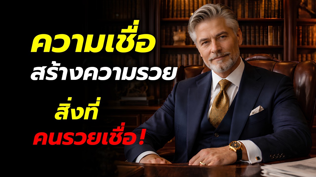 ความเชื่อ คือพลังที่สร้างผลลัพธ์ ของคนรวย