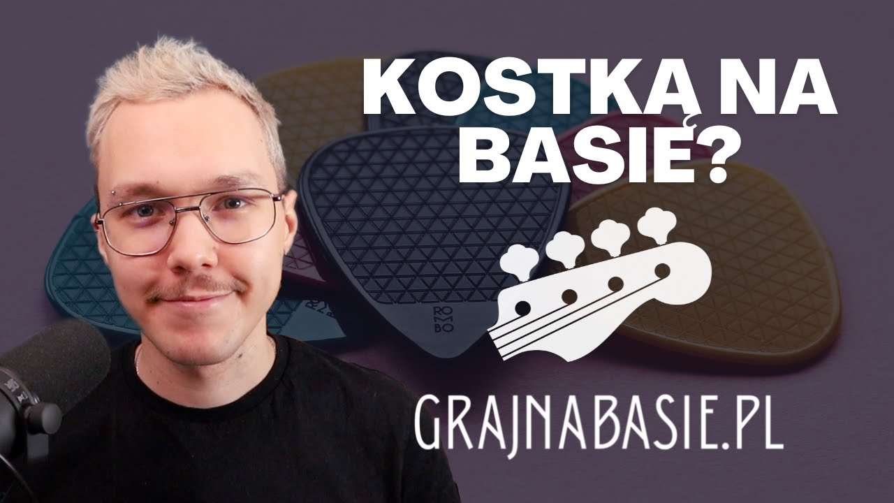 Podstawowe ćwiczenia na granie kostką na gitarze basowej - GrajNaNasie.pl