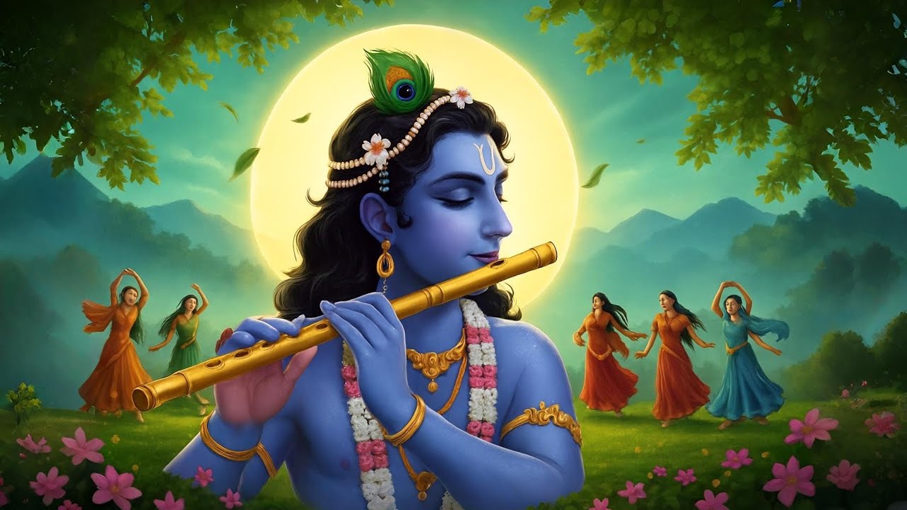 श्रीकृष्ण सुमिरन 🦚| Krishna Bhajan Lyrics | SK Production | Shri Krishna Devotional Song✨