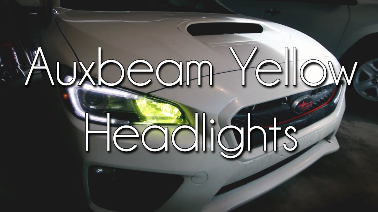 Hyper-Yellow DRL's? (Auxbeam Headlights)