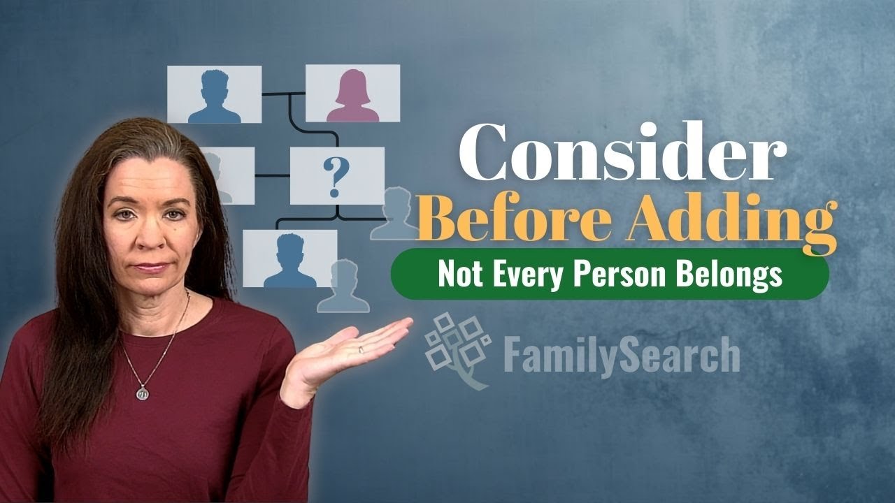 Стоит ли добавлять в FamilySearch лиц, не являющихся родственниками? Что делать (и когда следует ...