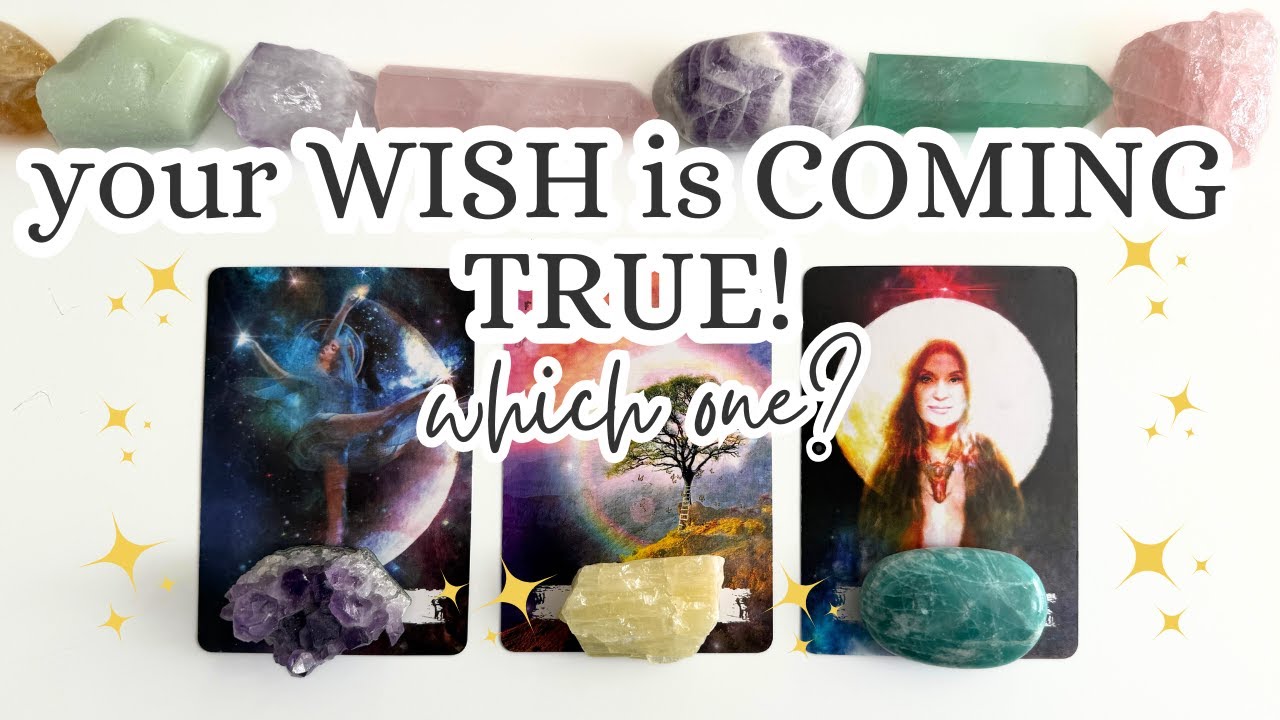 💫What WISH is being FULFILLED for you? And when? ☀️🪄🍀Pick-a-card tarot reading