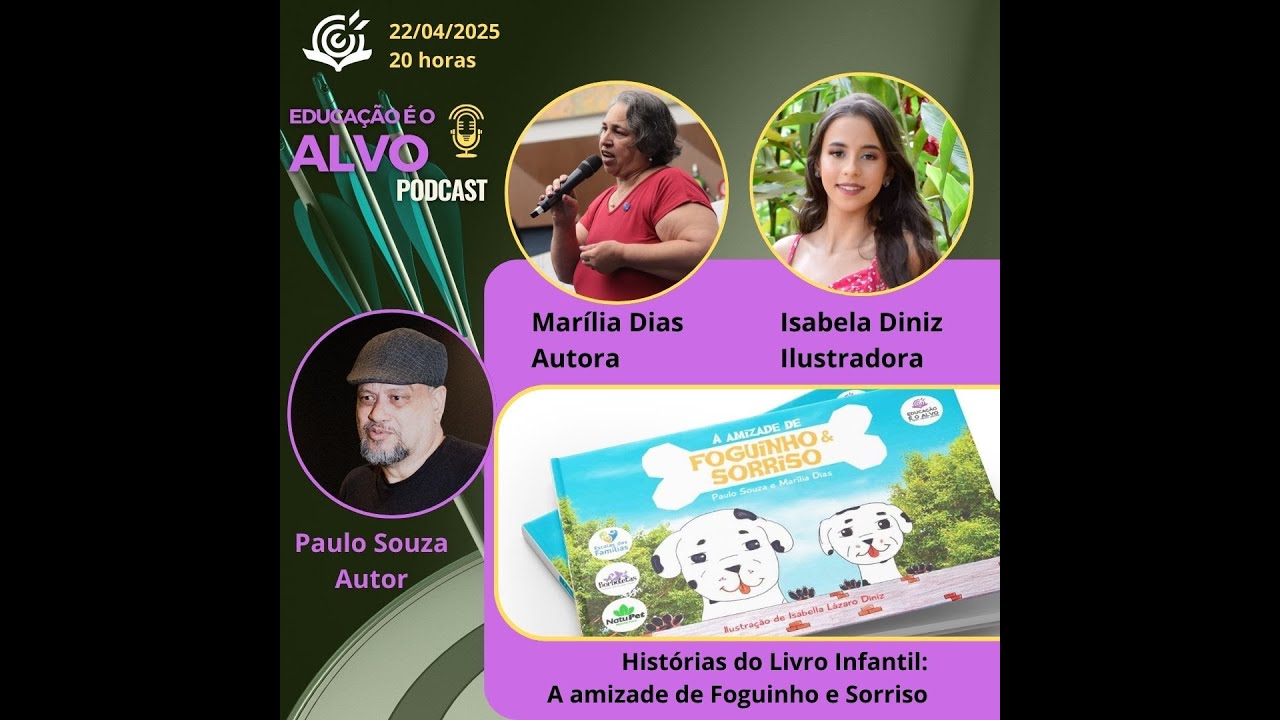 As histórias do livro infantil: A amizade de Foguinho & Sorriso