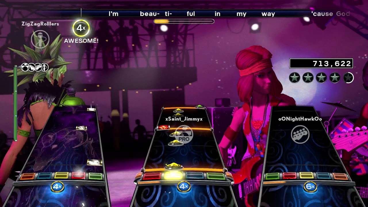Rock Band 4 - Born This Way - Lady Gaga - Full Band [HD]