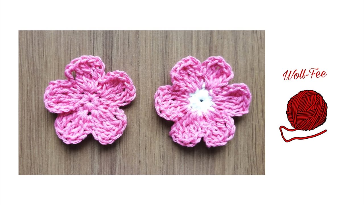 Blume h&auml;keln, super einfach und schnell
