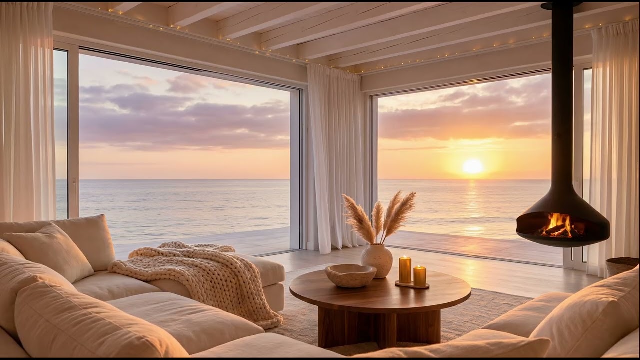Beachside Bossa Nova ☀️ Chill Sunset Vibes to Relax, Study & Unwind [ 2.5 Hours ]