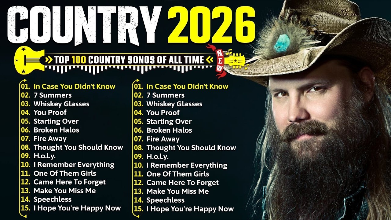 Top Country Songs 2026 - Luke Combs, Chris Stapleton, Luke Bryan, Morgan Wallen, Brett Young