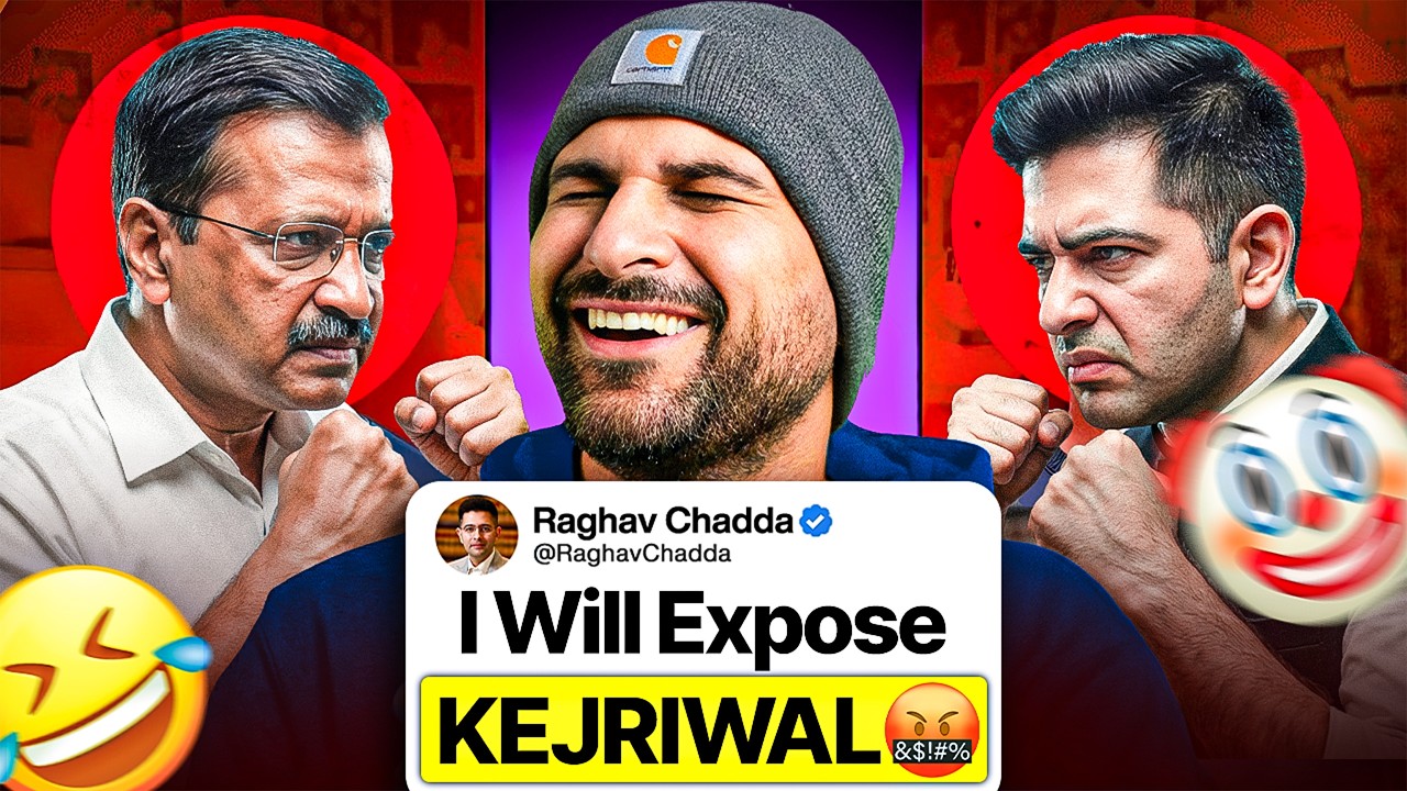 Kejriwal Vs Raghav Chaddha | AAP CIVIL WAR Is HILARIOUS
