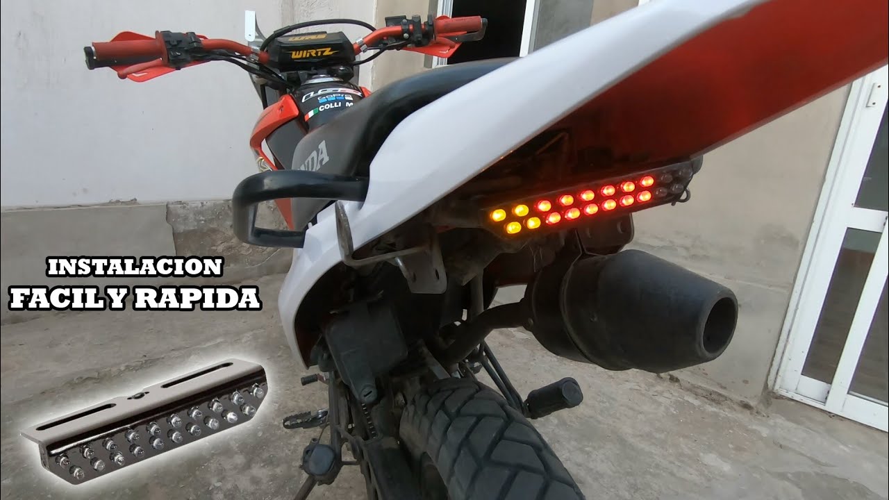 LUCES NUEVAS! BARRA LED AL HONDA XR! MOFICACION ESENCIAL!! 🚀🚀