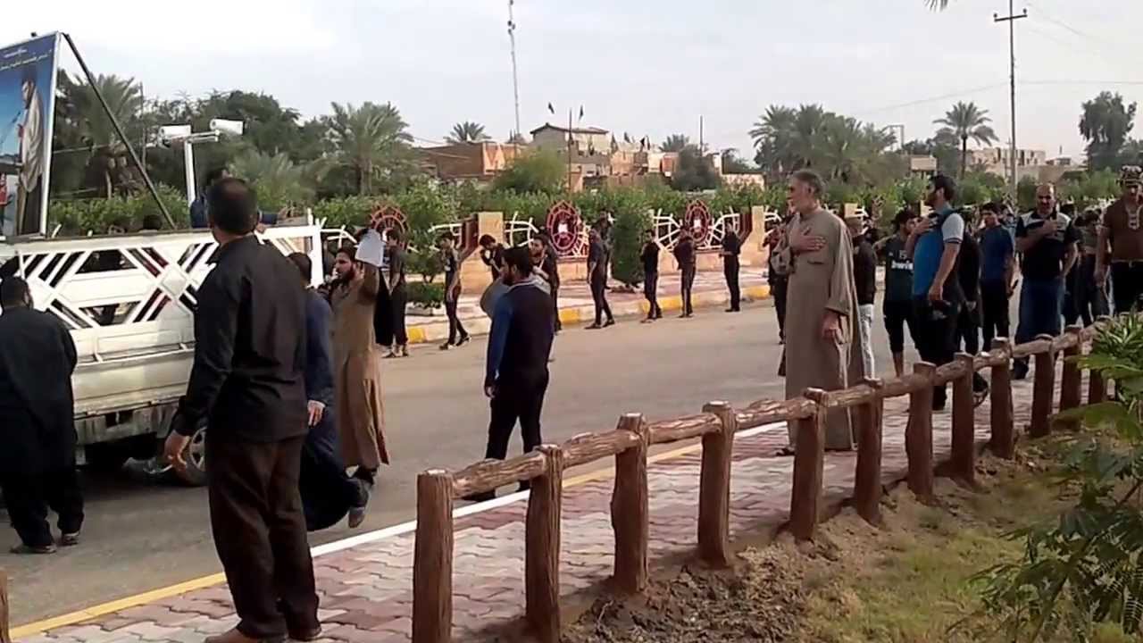 موكب اهالي بني سعد (قرية الشيماء) في السابع من محرم لسنة 2013