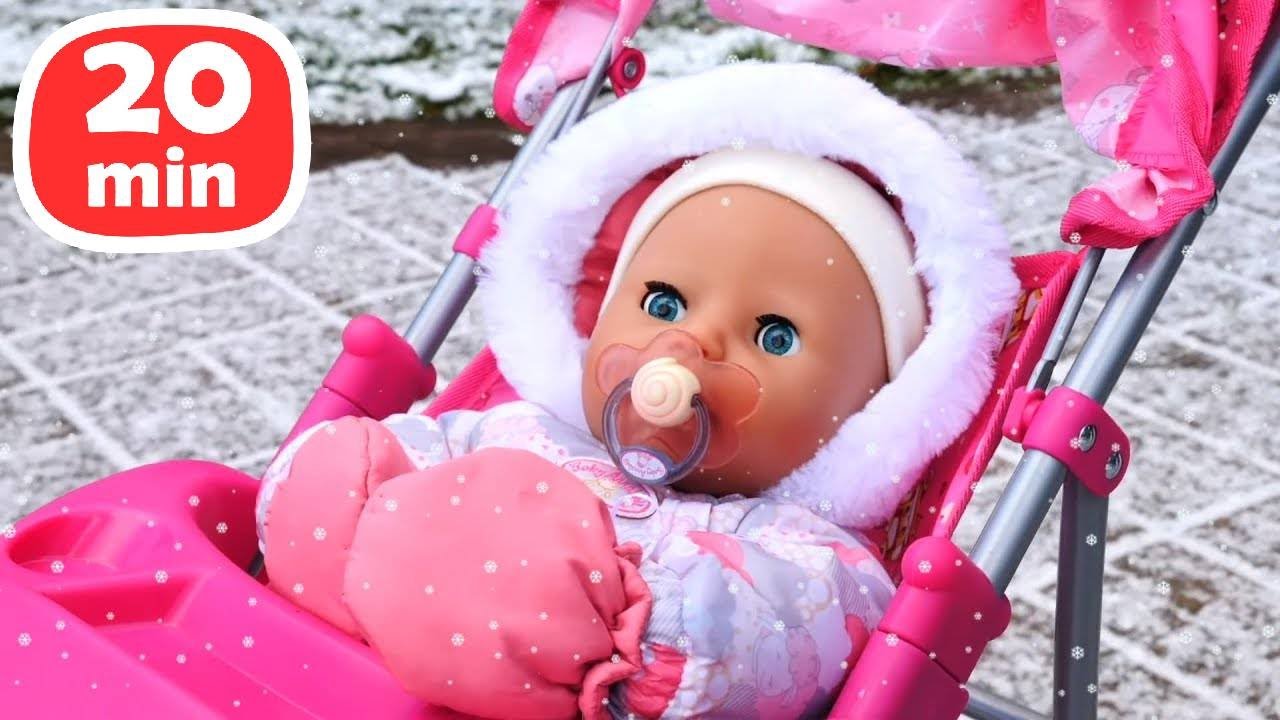Tyttöjen videoita suomeksi. Baby Annabell -nukke ja päivärutiinit. Vauvanuket