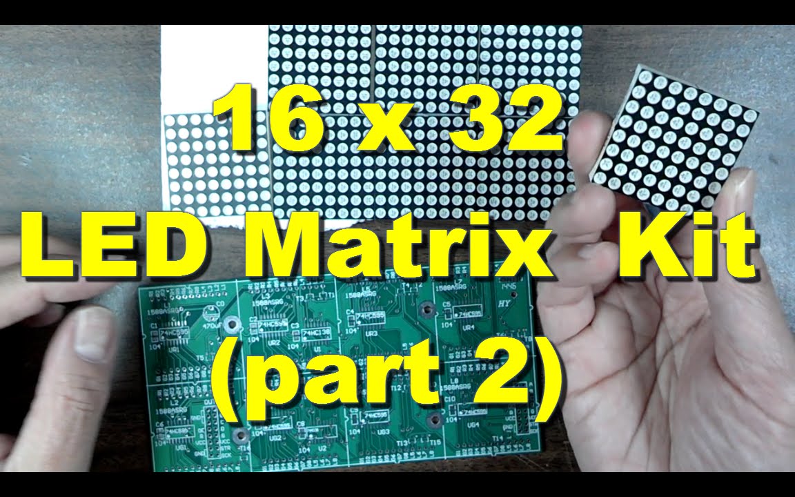 HariFun#112 - 16x32 LED Matrix Kit (part 2)