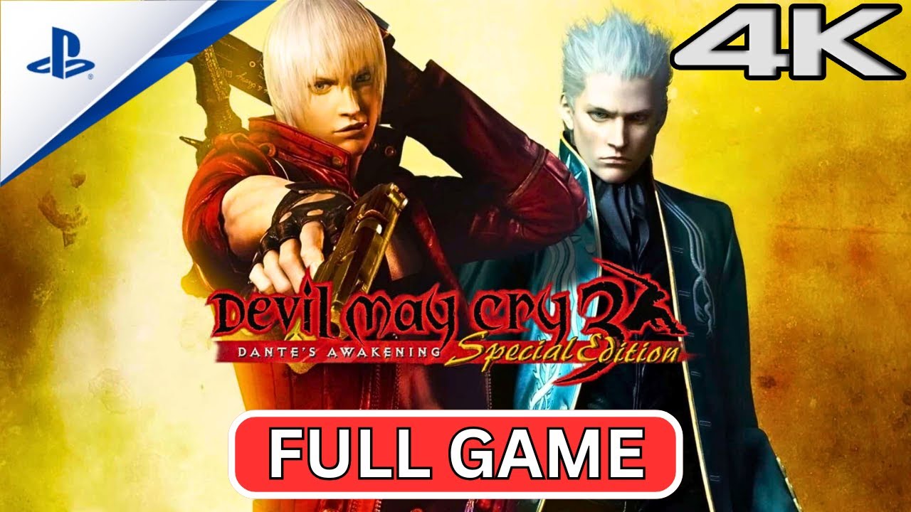 DEVIL MAY CRY 3 DANTE'S AWAKENING Gameplay Walkthrough FULL GAME [No Commentary]