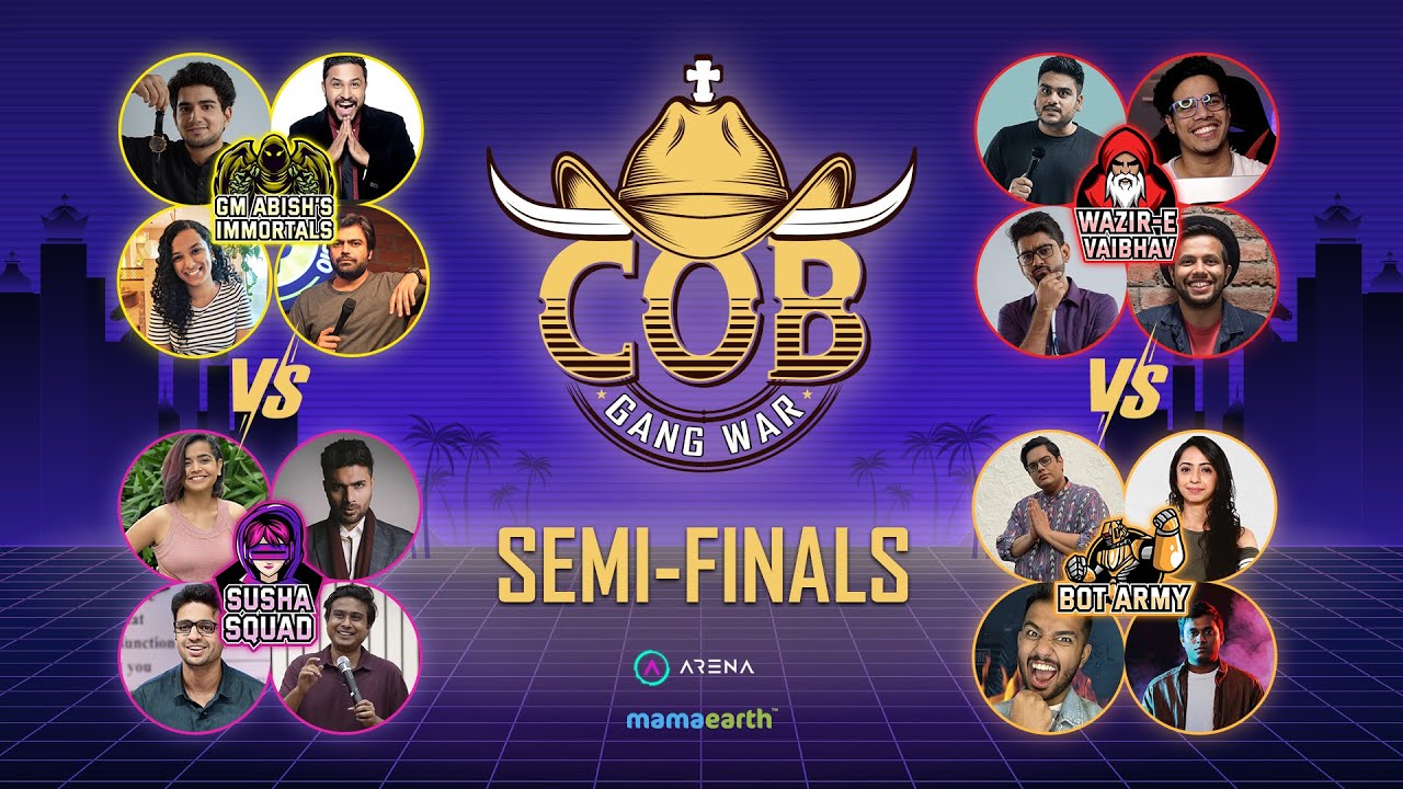 COMEDIANS ON BOARD GANG WAR | SEMI FINALS