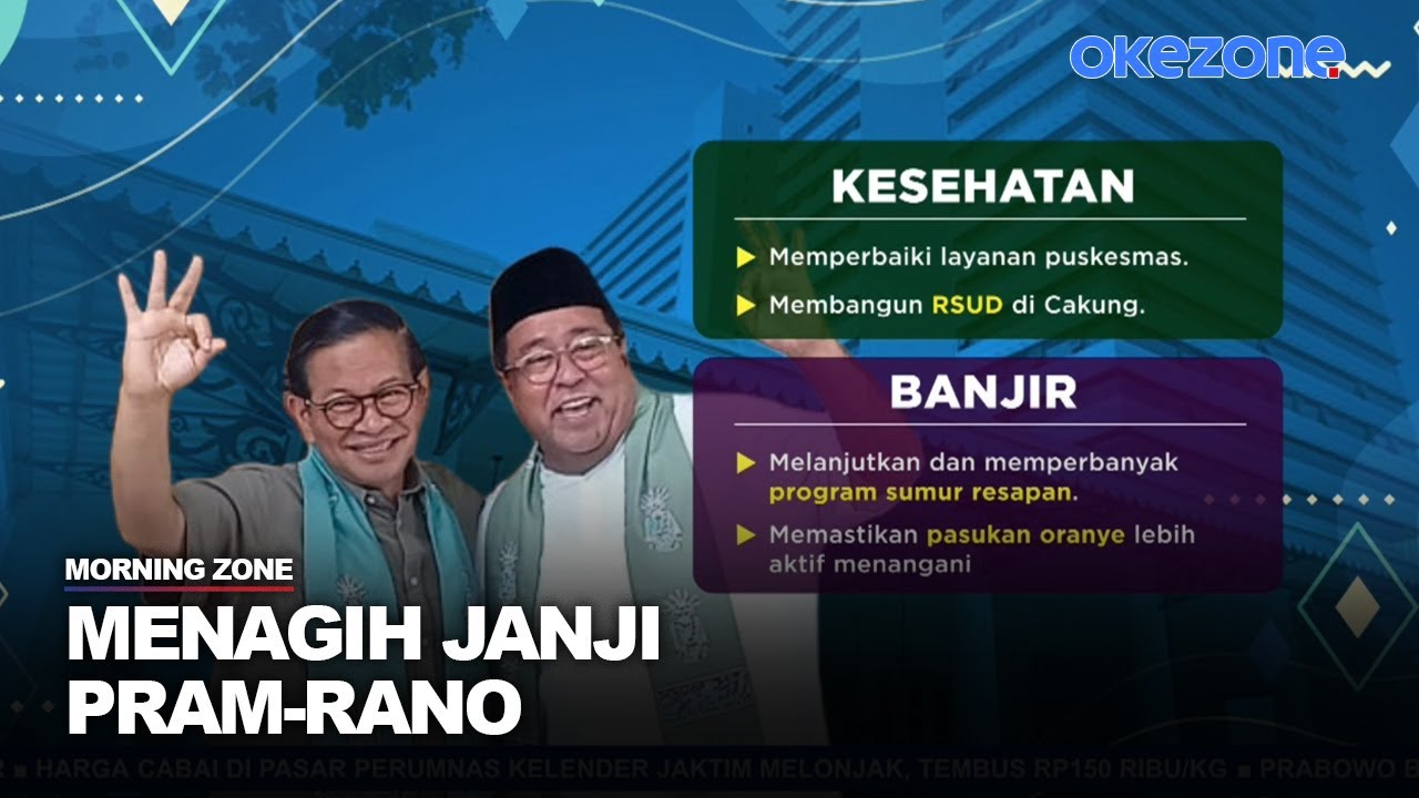 MORNING ZONE: Pram-Rano Bentuk Tim Transisi Persiapkan 100 Hari Kerja