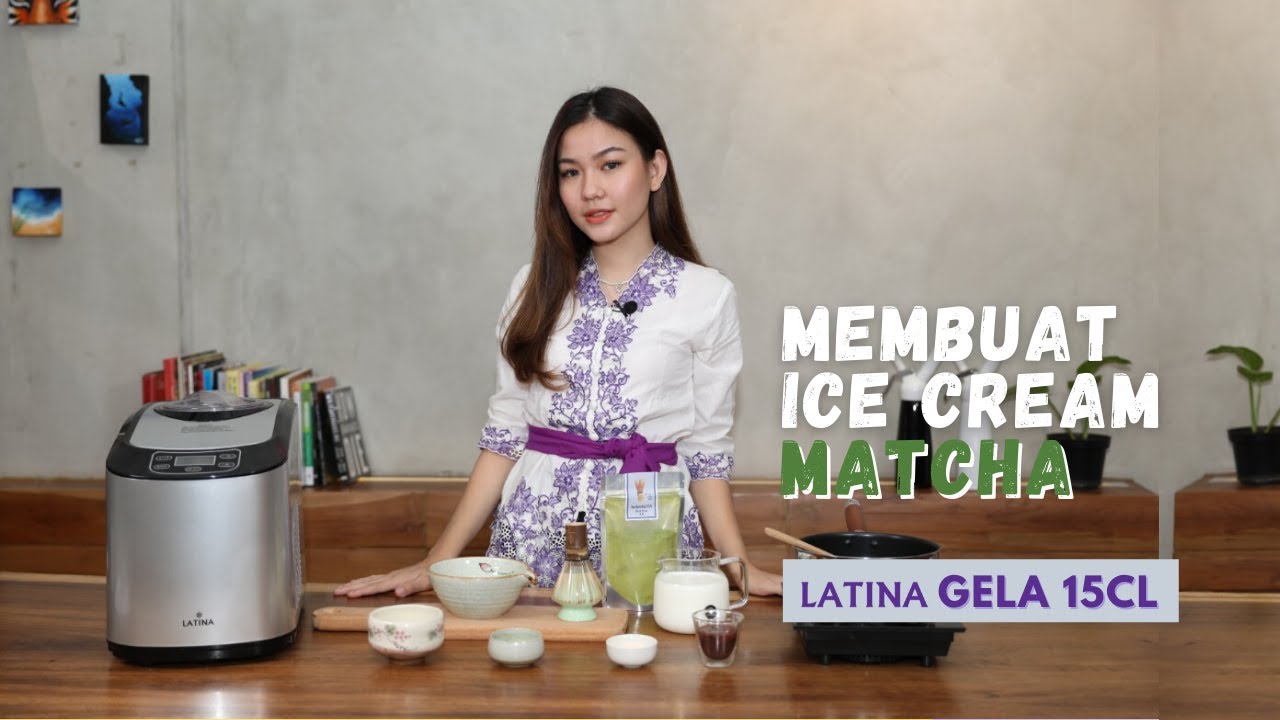 Membuat Ice Cream Matcha dengan LATINA GELATO MAKER