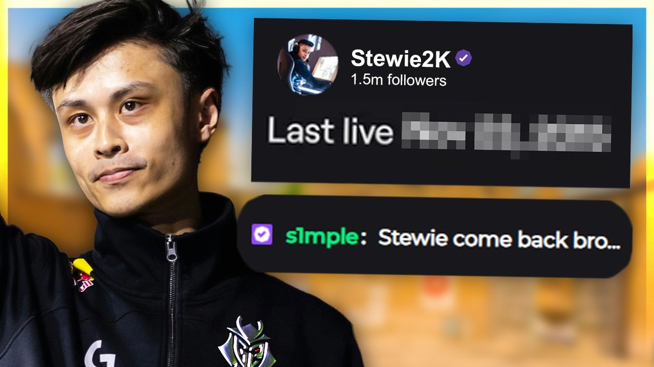 When Stewie2K used to stream...