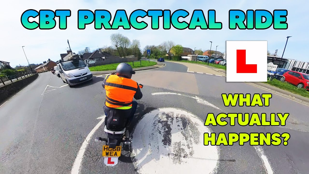 CBT Practical Road Ride - Full Commentary - Honda CB125F