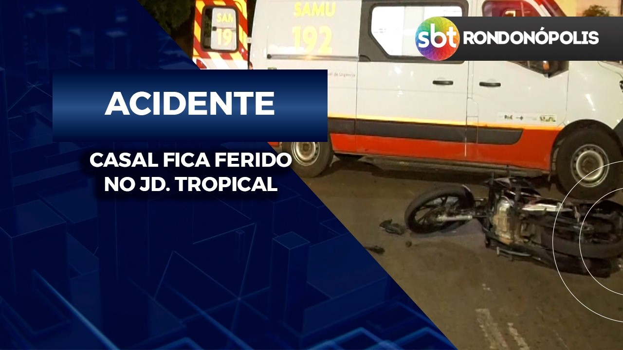 CASAL FERIDO em ACIDENTE