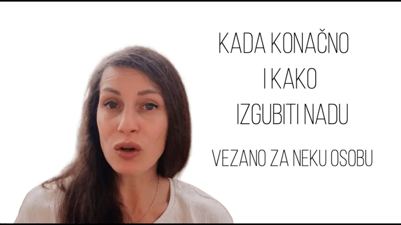 Kada konačno izgubiti nadu i kako to učiniti #vezeionebezveze #ljubav #veze