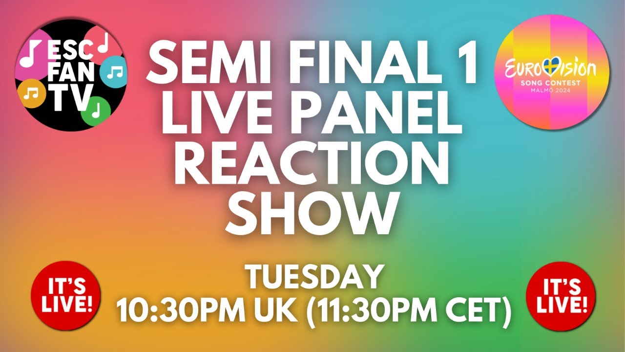 ESC Fan TV Live - Eurovision 2024 Semi Final 1 - Results & Review - Live Panel late night special.