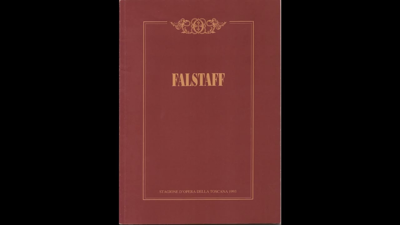 Verdi - Falstaff - Pisa, 1993 (21 maggio)