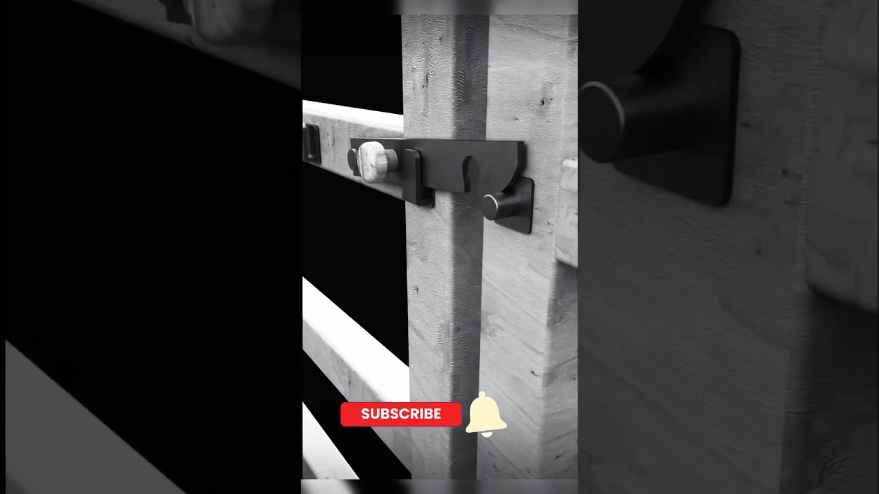 Mecanismo de bloqueo autom&aacute;tico de puerta🔧🔨