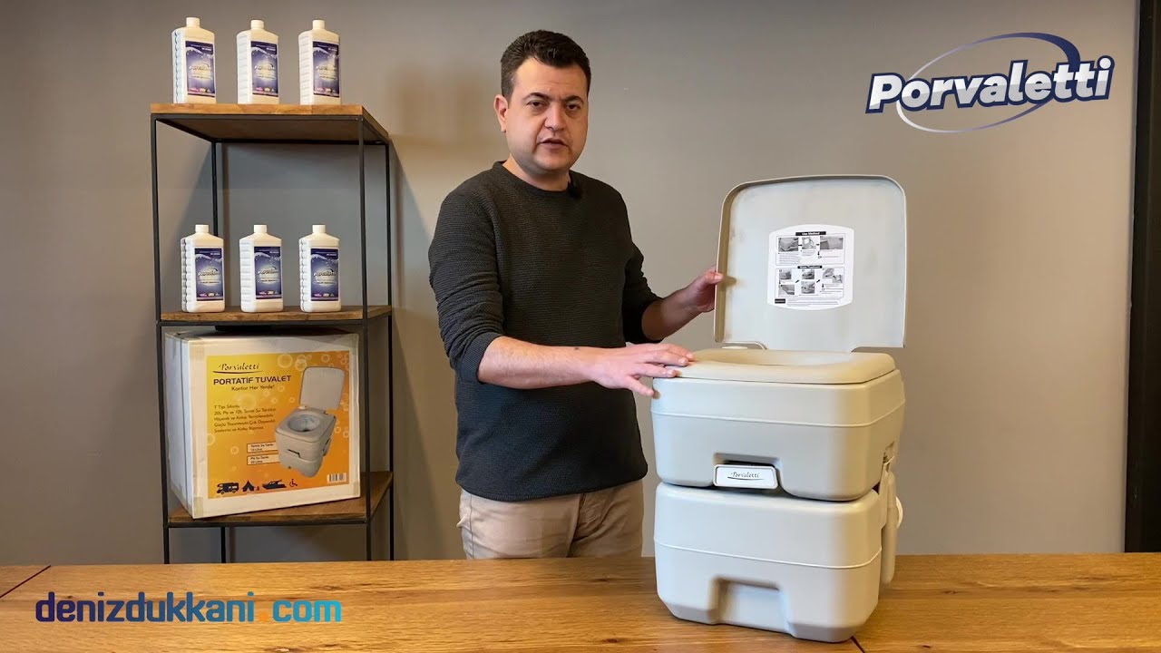 Porvaletti Sifonlu Portatif Tuvalet 20Lt Pis Su Tankı Özellikleri, Kullanımı ve Temizliği